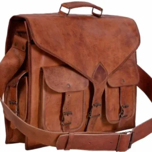 Rustic Leather Messenger Bag